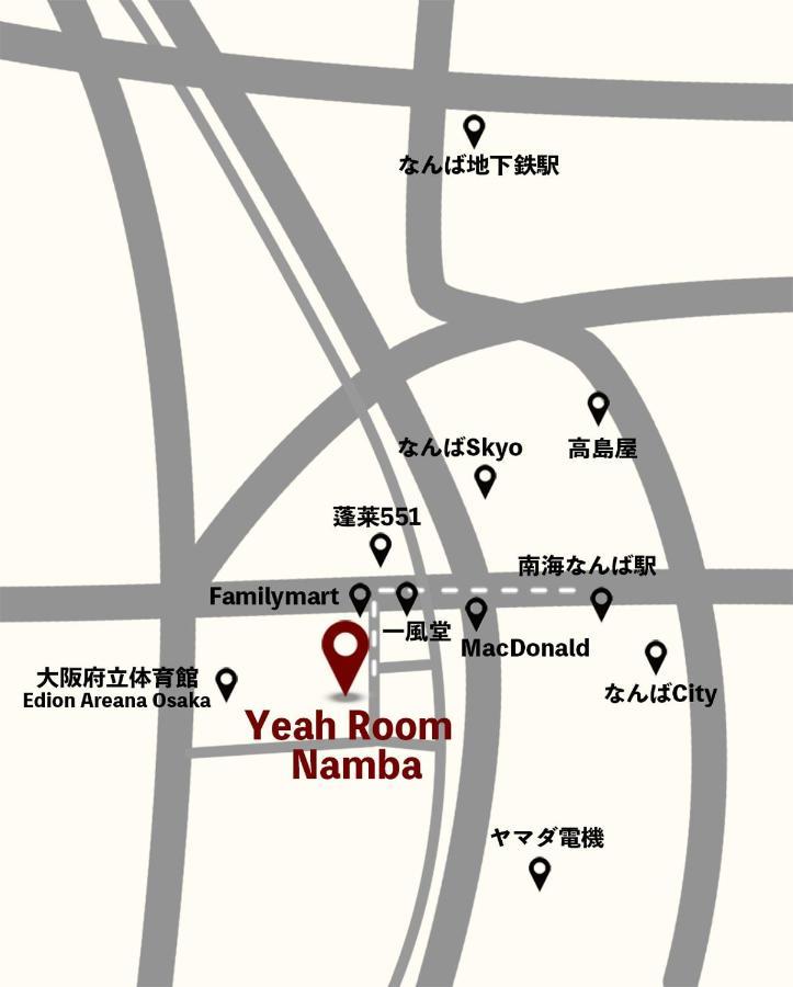 Yeah Room Namba Osaca Exterior foto